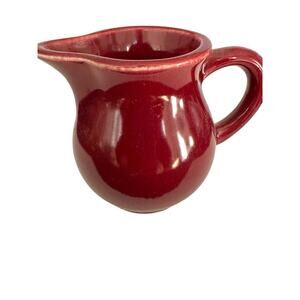 Vtg Homer Laughlin Harlequin Fiesta Individual Toy Creamer Maroon HTF